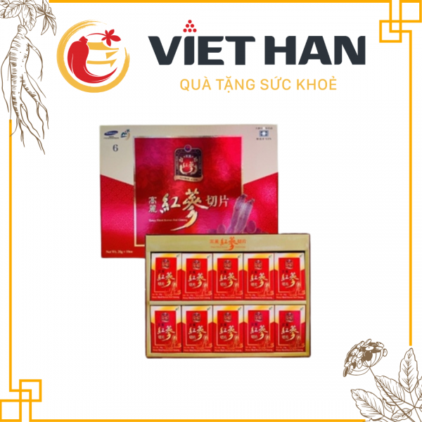 hồng sâm lát tẩm mật ong sambok