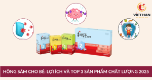 Hồng sâm cho bé