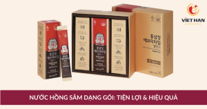 Nước hồng sâm Hàn Quốc dạng gói