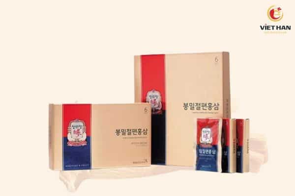 Hồng sâm Hàn Quốc cắt lát tẩm mật ong KGC
