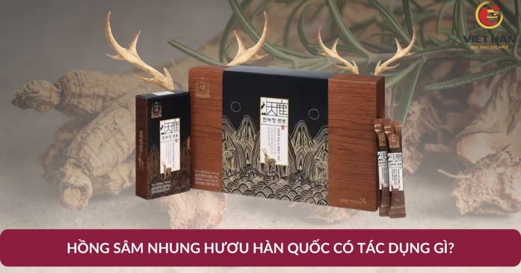 Hồng sâm nhung hươu Hàn Quốc