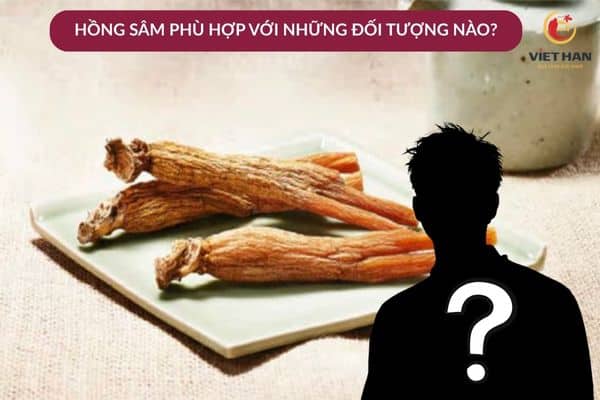 Hồng sâm phù hợp với những đối tượng nào?