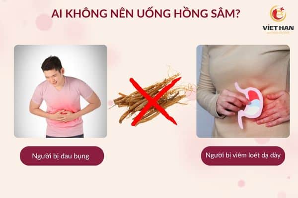 Những ai không nên uống hồng sâm?