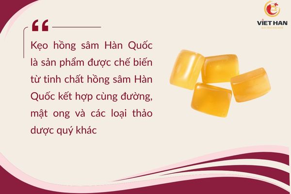 Kẹo hồng sâm là gì?