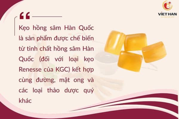 Kẹo hồng sâm Hàn Quốc