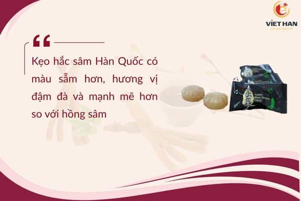 Kẹo hắc sâm Hàn Quốc