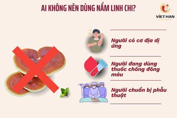 Những ai không nên dùng nấm linh chi?
