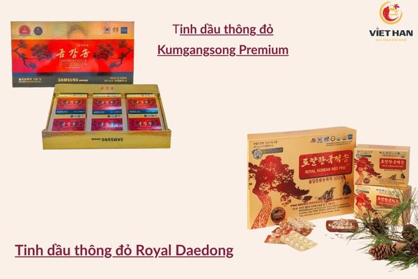 Cách sử dụng Tinh dầu thông đỏ Kumgangsong Premium và Tinh dầu thông đỏ Royal Daedong