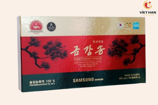 Cách sử dụng Tinh dầu thông đỏ Samsung Biopharm Premium