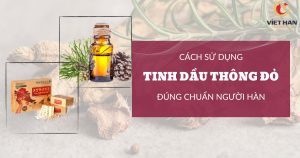 Cách sử dụng tinh dầu thông đỏ Hàn Quốc chuẩn, ít người biết