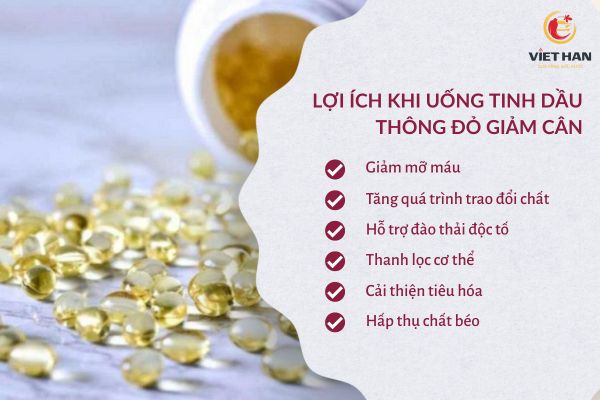 Uống tinh dầu thông đỏ có giảm cân không