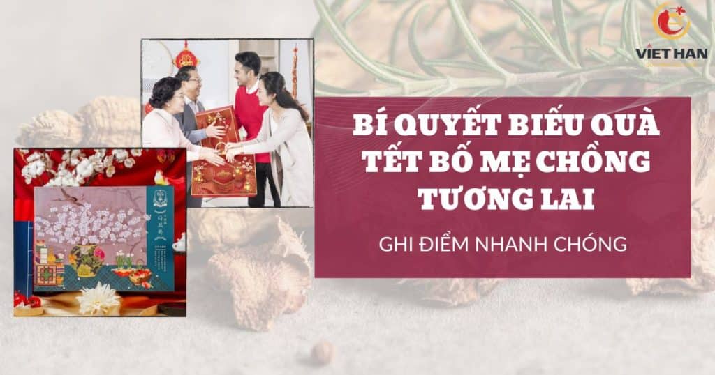Bí quyết biếu quà Tết bố mẹ chồng tương lai ghi điểm nhanh chóng