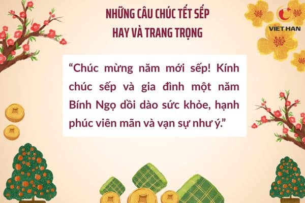 Tổng hợp những câu chúc Tết sếp hay ngắn gọn nhất 2026
