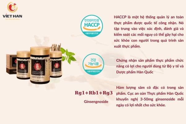 Giấy chứng nhận chất lượng thực phẩm chức năng