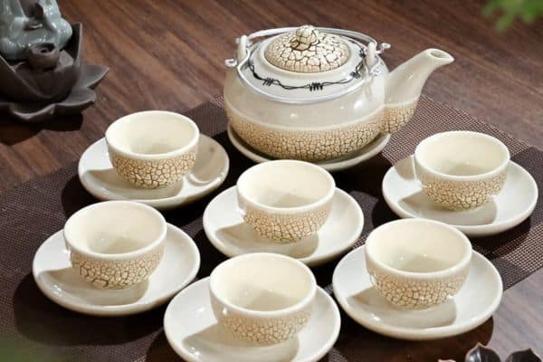 Bộ ấm chén trà Bát Tràng - Tinh hoa văn hóa Việt