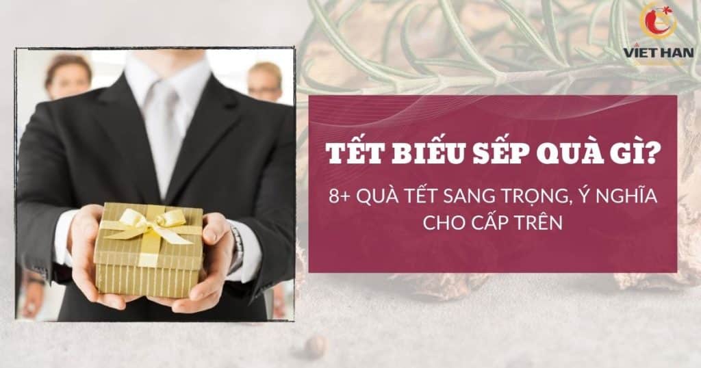 Tết biếu sếp quà gì? 8+ quà Tết ý nghĩa cho cấp trên