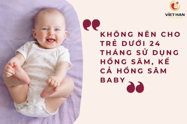 Ai không nên uống hồng sâm baby
