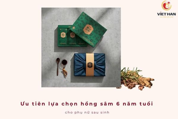 Cách sử dụng hồng sâm an toàn cho phụ nữ sau sinh