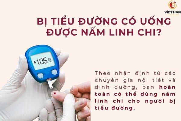 Bị tiểu đường có uống được nấm linh chi không